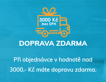 Doprava zdarma od 3000 Kč